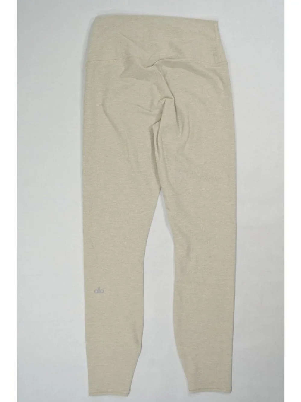 ALO Yoga Alosoft High-Waist 7/8 Highlight Legging in Oatmeal Heather